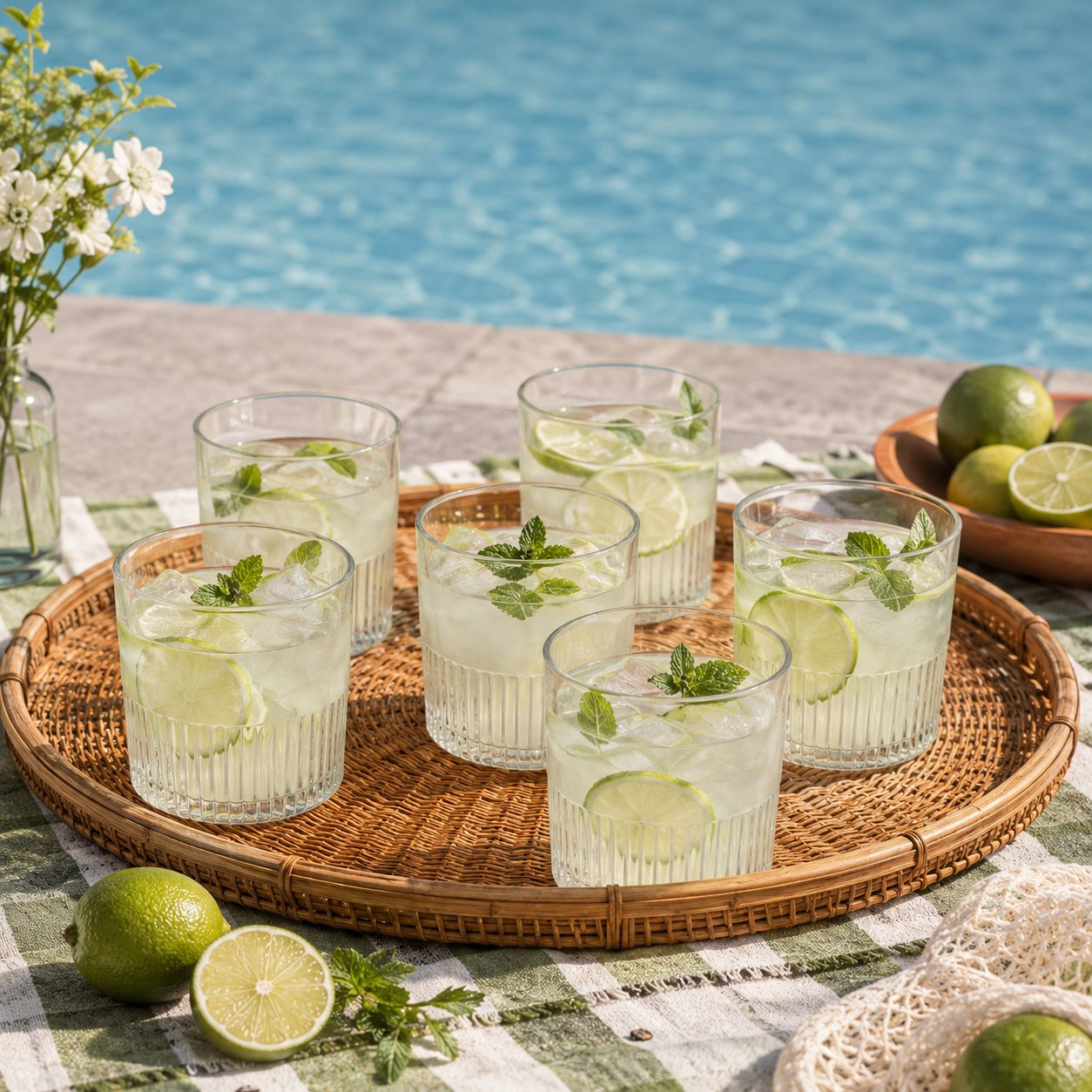 EssentialServe 6‑Pcs Glass Set (2445) by Limon