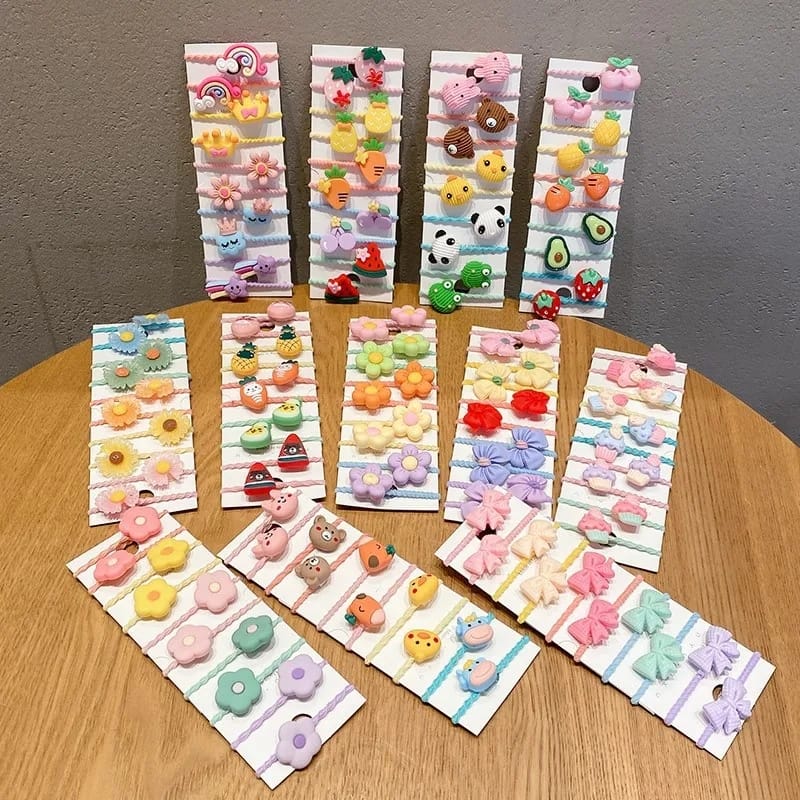 10 Pcs kids Colorful Elastic band - All-In-One Store