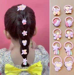 10 Pcs kids Colorful Elastic band - All-In-One Store