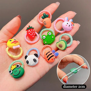 10 Pcs kids Colorful Elastic band - All-In-One Store