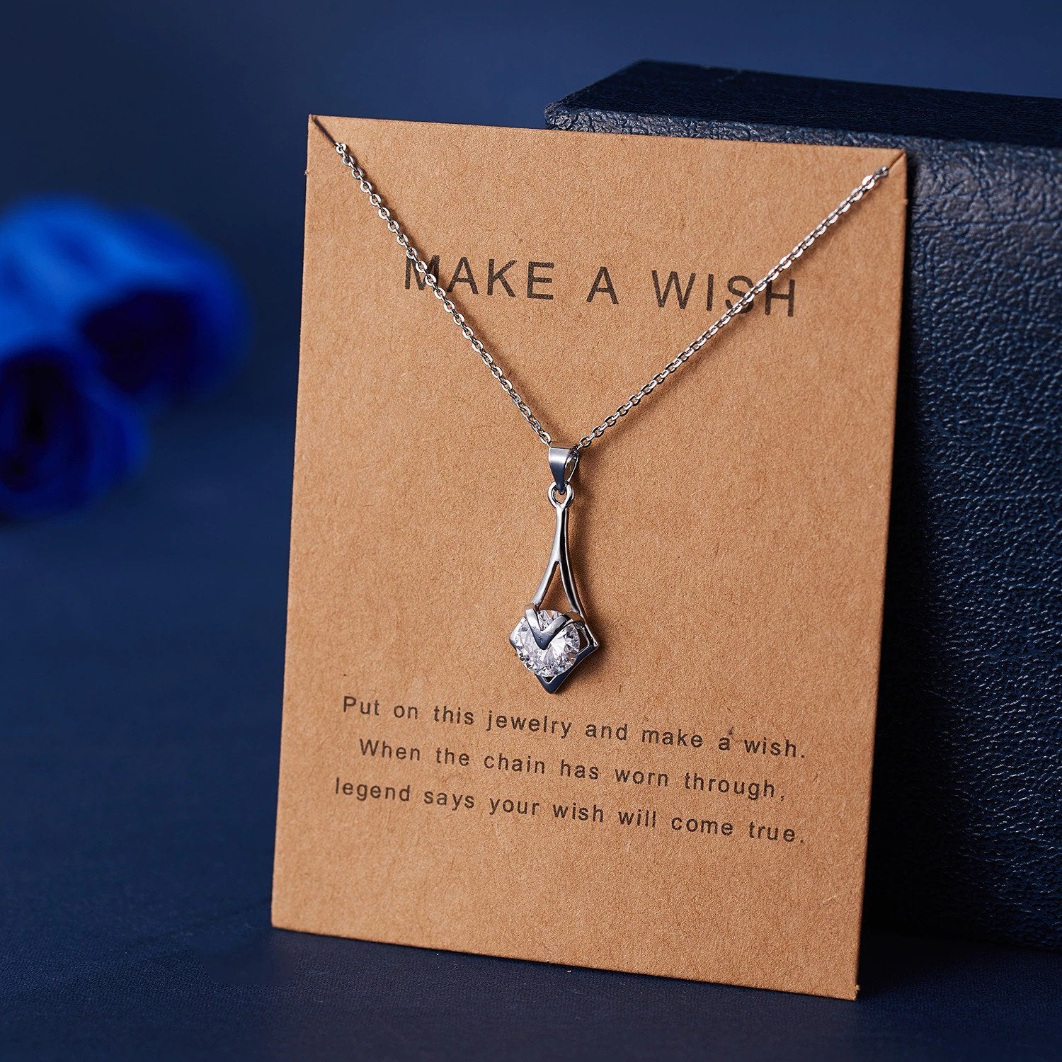 Crystal & Stone Necklace (NL06)