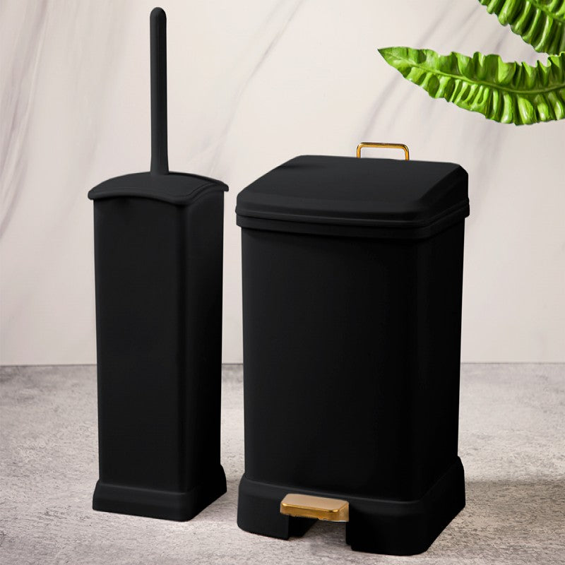 EdgeClean Rectangle Dustbin & Brush Set (1923) by Limon