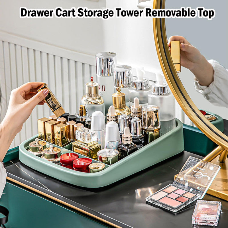 Cabinet Drawer Rolling Cart with Wheel