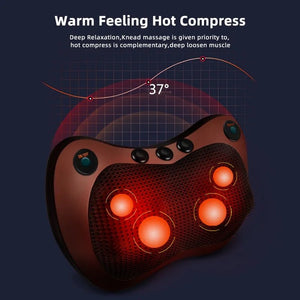 2 in 1 Neck and back massager pillow - All-In-One Store