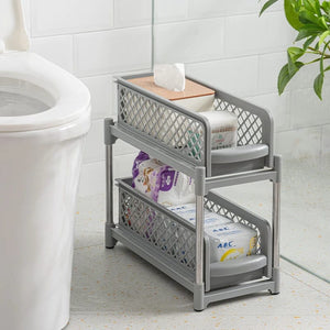 2 - Tier slide Storage Organizer - All-In-One Store