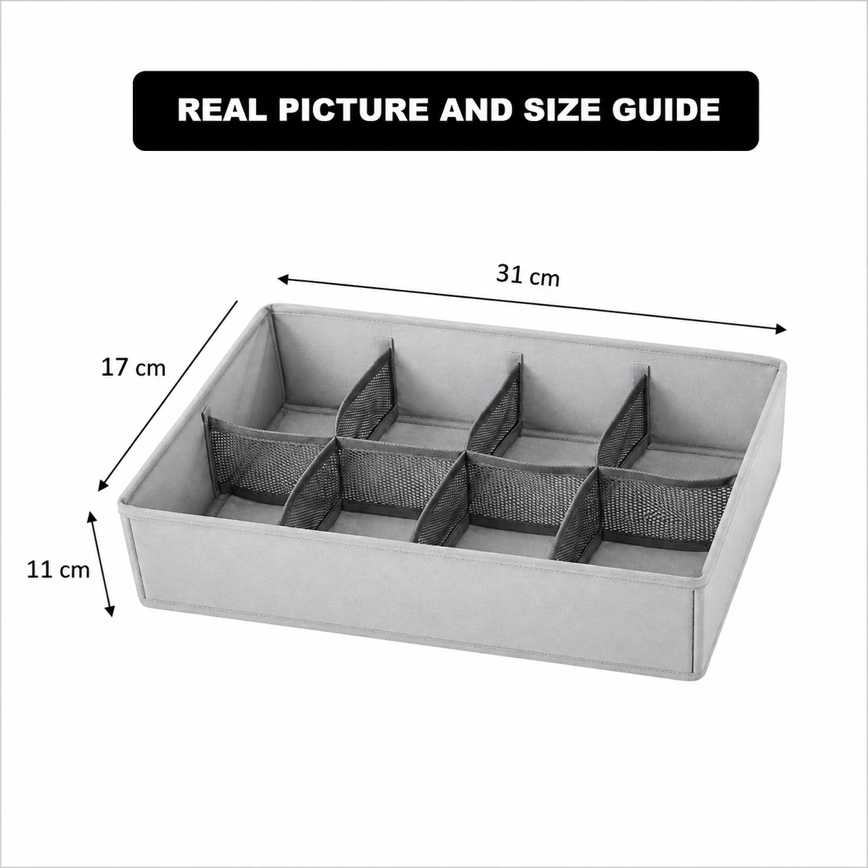 8-Grid Drawer & Accessories Organizer by Matrix