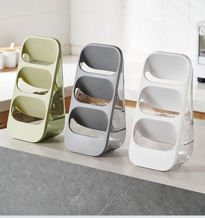 3-Tiered Utensil and Knife Storage Organizer - All-In-One Store