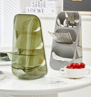 3-Tiered Utensil and Knife Storage Organizer - All-In-One Store