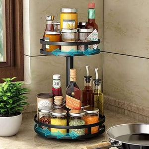 360° Rotatable Metal Storage Organizer by MATRIX - All-In-One Store