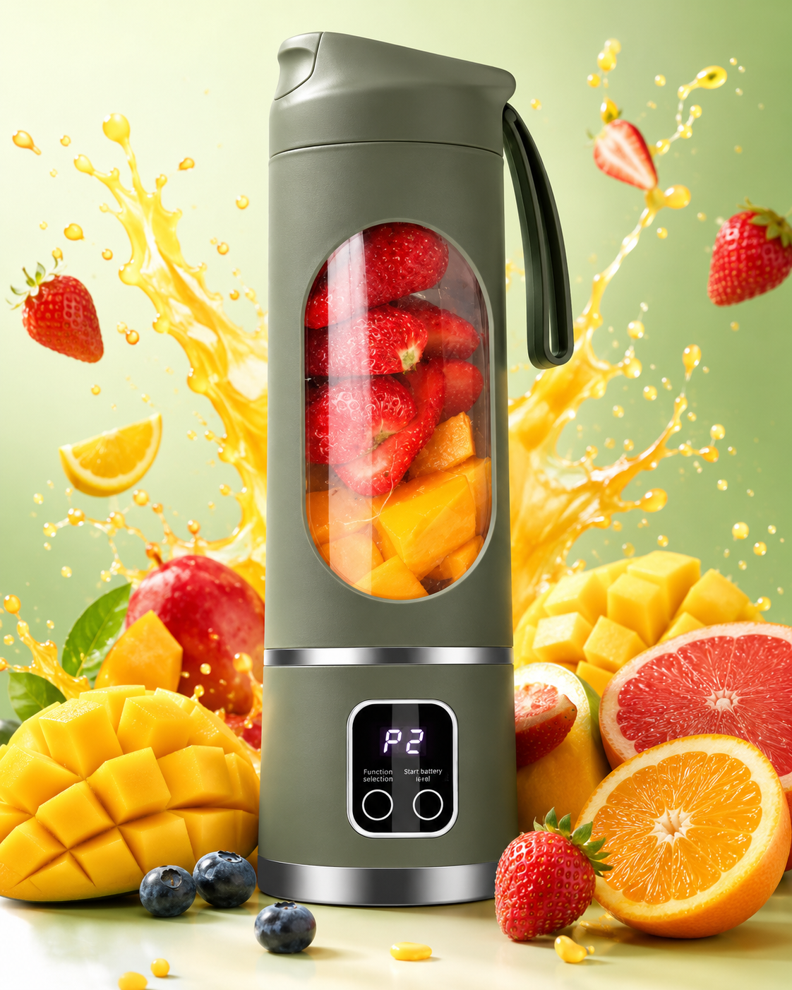 450ml Rechargeable Blender Cup with 3 Timed Cycles