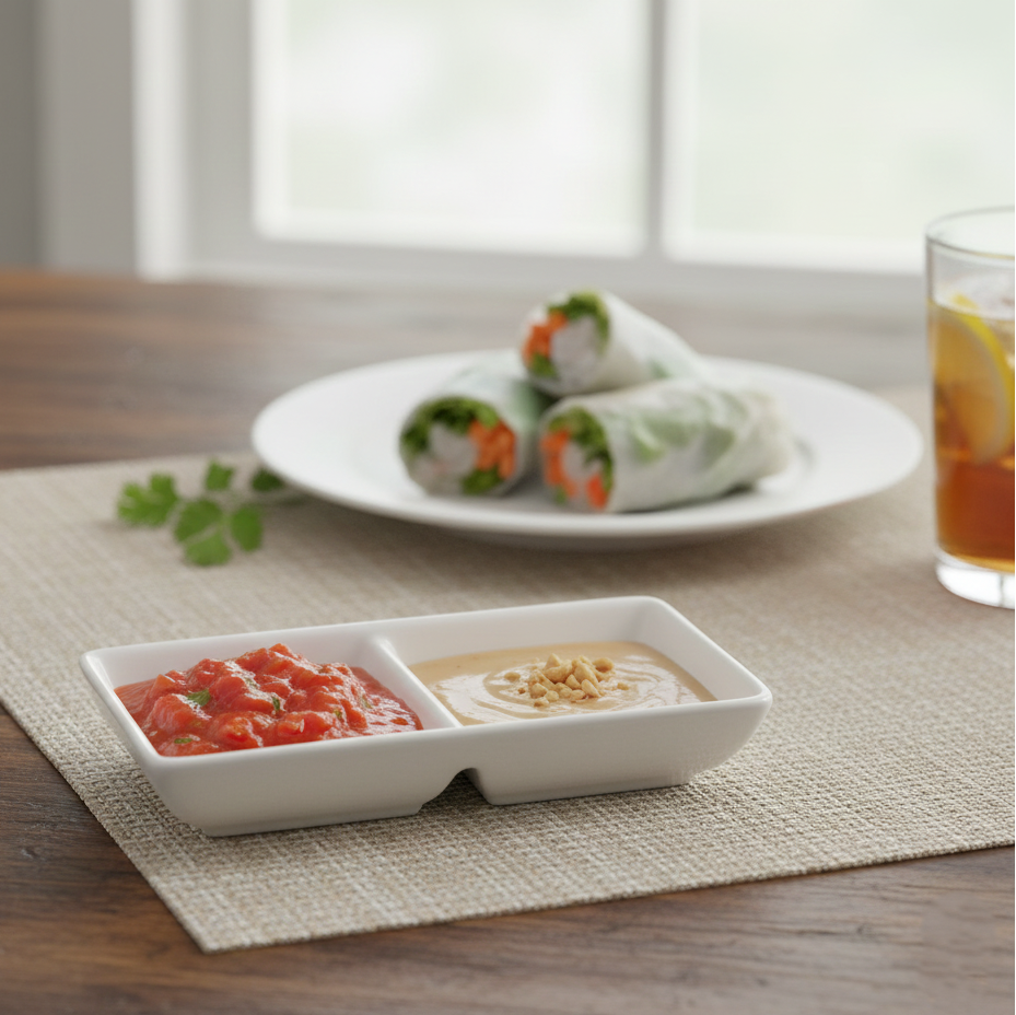 DuoServe Melamine Condiment Dish