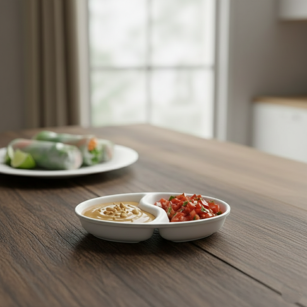 DuoServe Melamine Condiment Dish