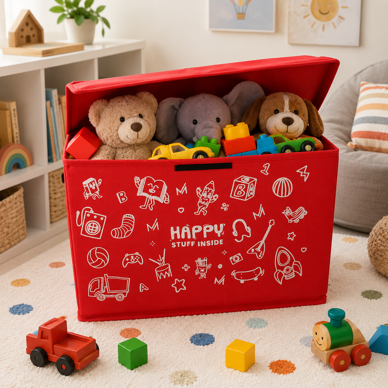 Happy Stuff Kids Storage Box by Matrix