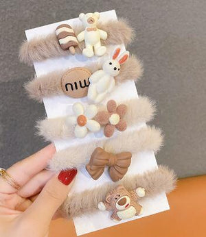 5 Pcs Children Cartoon Elastic Bands. - All-In-One Store