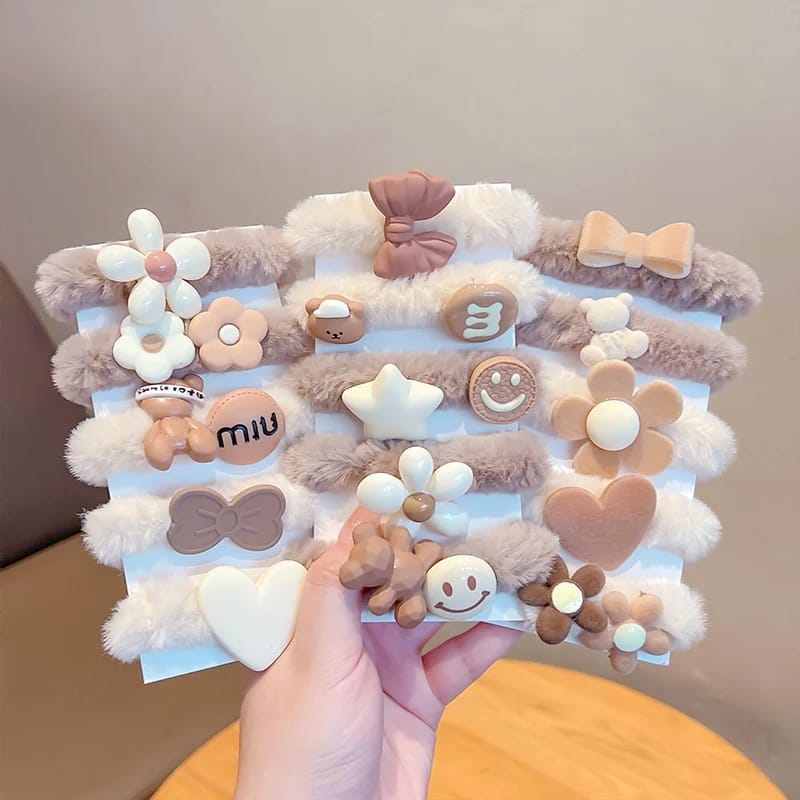 5 Pcs Children Cartoon Elastic Bands. - All-In-One Store