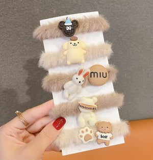 5 Pcs Children Cartoon Elastic Bands. - All-In-One Store