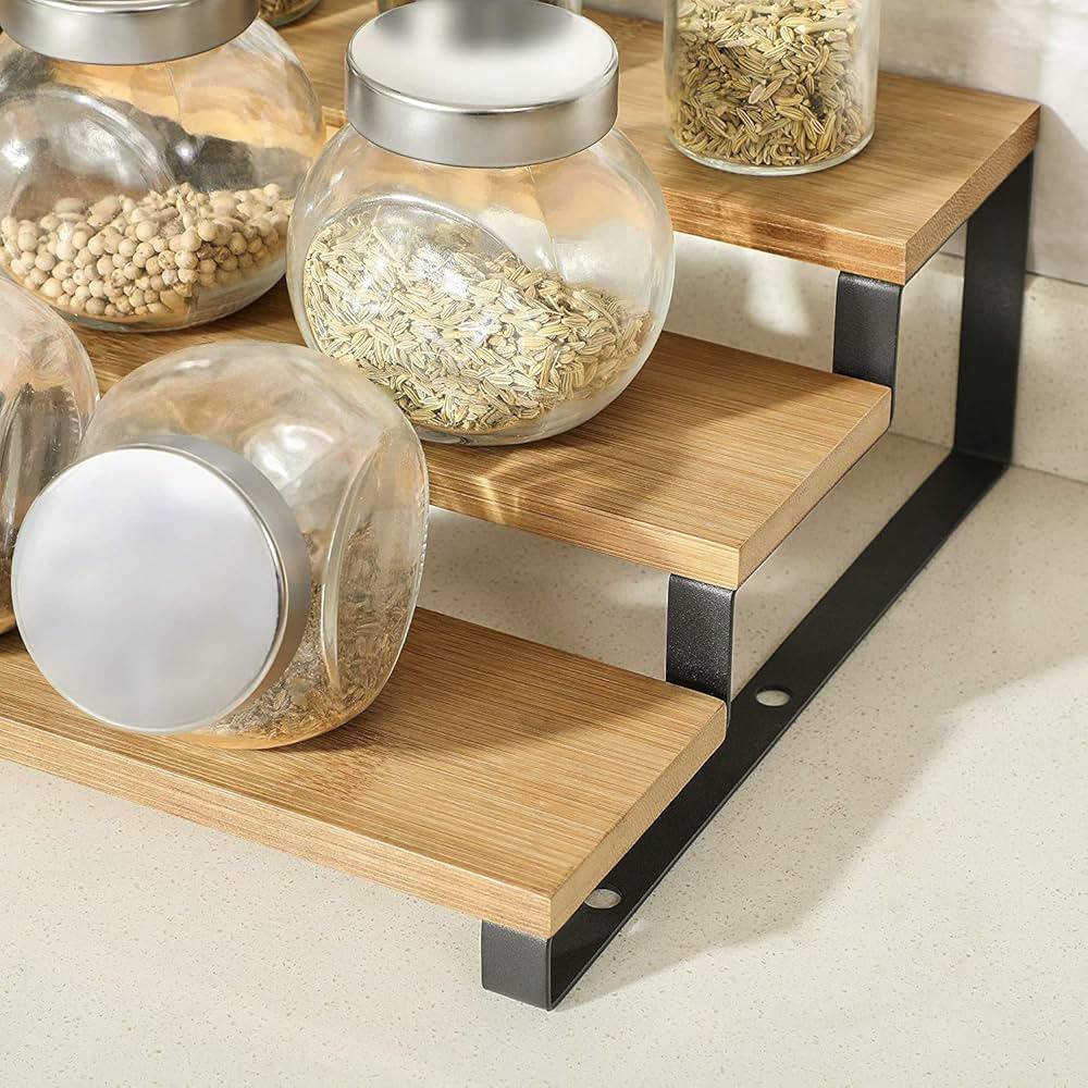 3-Tier Bamboo Display Stand