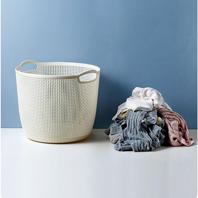 Round Flexi Laundry Basket with Handles (2138) by Limon