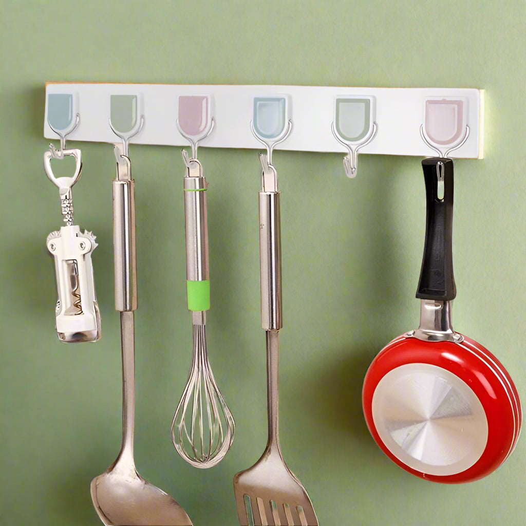 HandyHold SmartStick 6-Piece Wall Hook Set