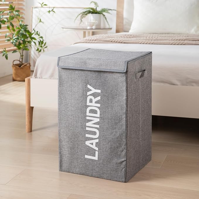 Laundry Keeper Basket – With Lid for a Tidy Home