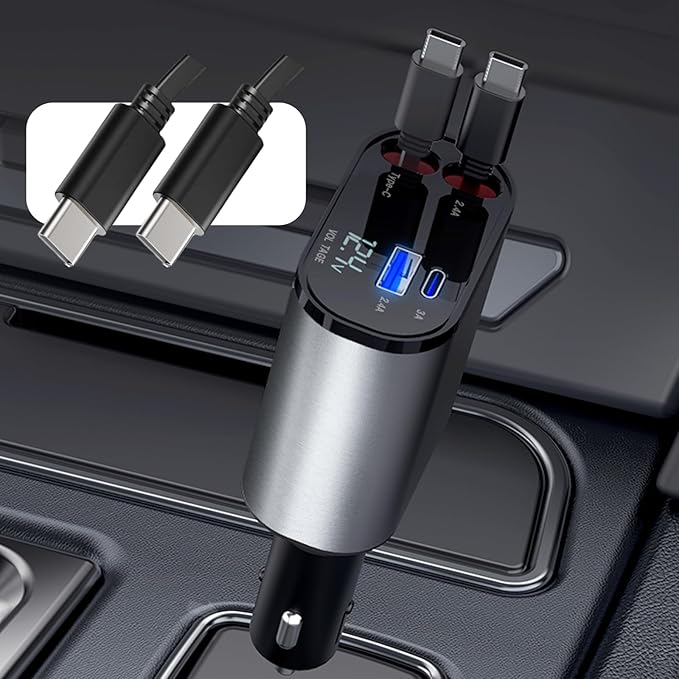 PowerFlex 4-in-1 Multi-Function Car Charger
