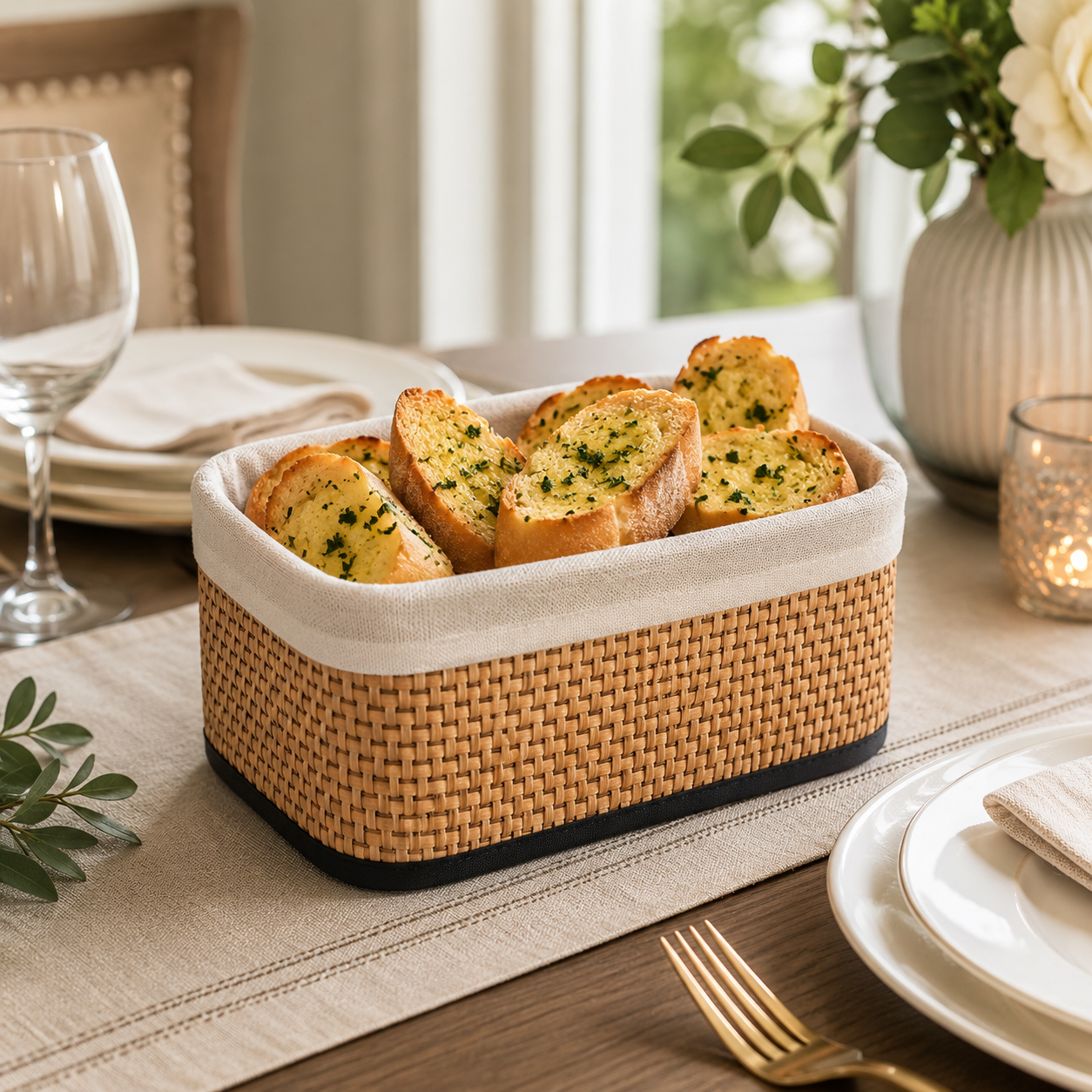 3-Pcs Rectangular Storage Basket Set