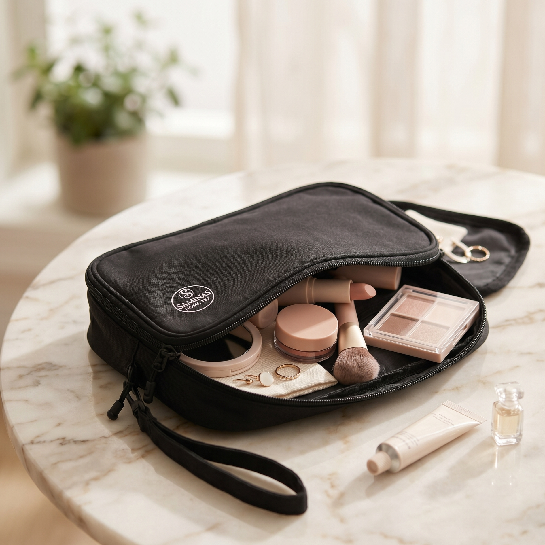 Multi-Compartment Travel Pouch
