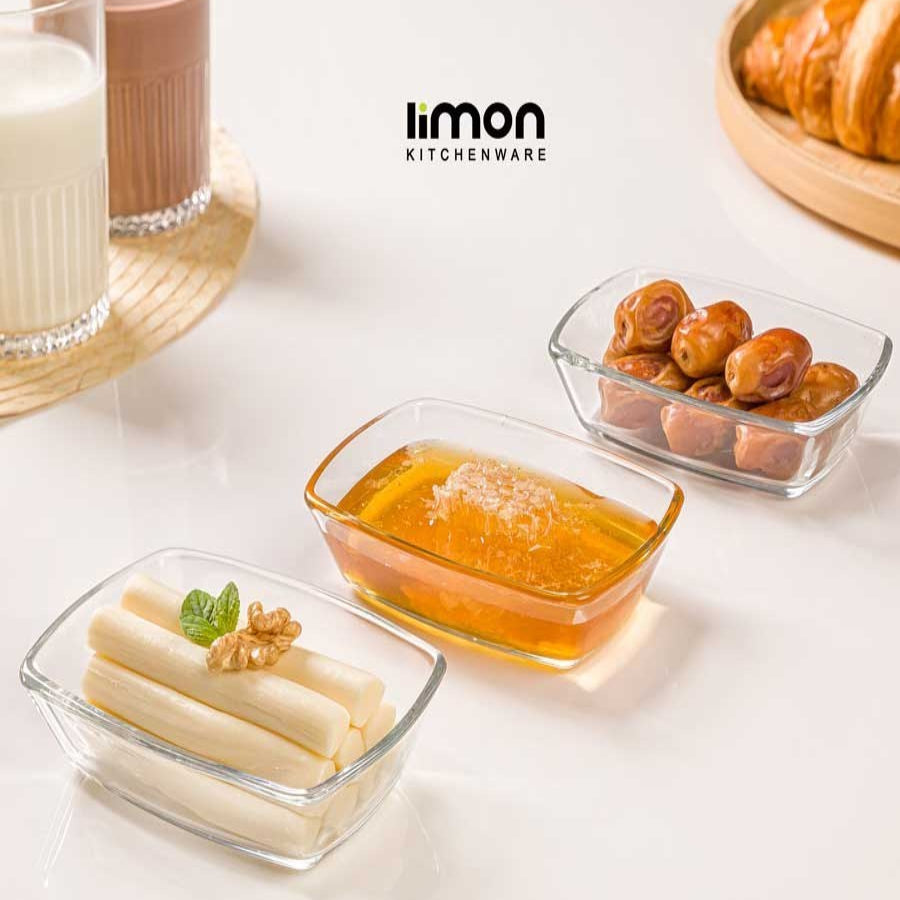 Luminous Serving Glass Bowl Set (6Pcs) by Limon
