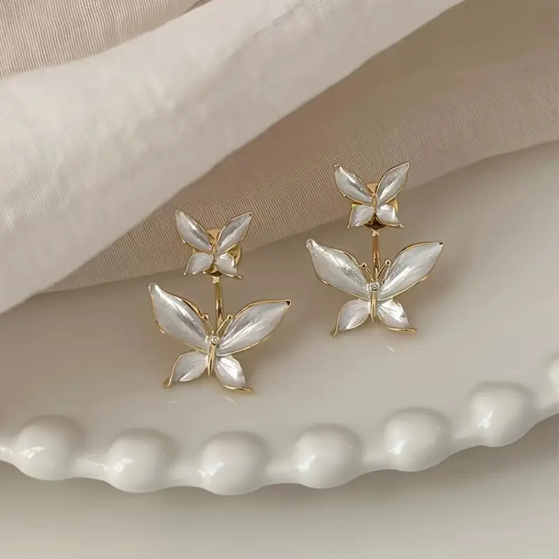 Duo Butterfly Earrings