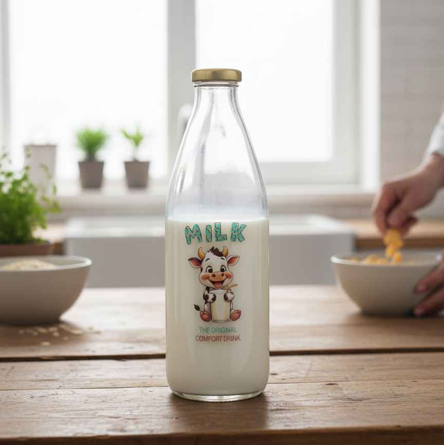 DailyServe Glass Bottle 1000 ml