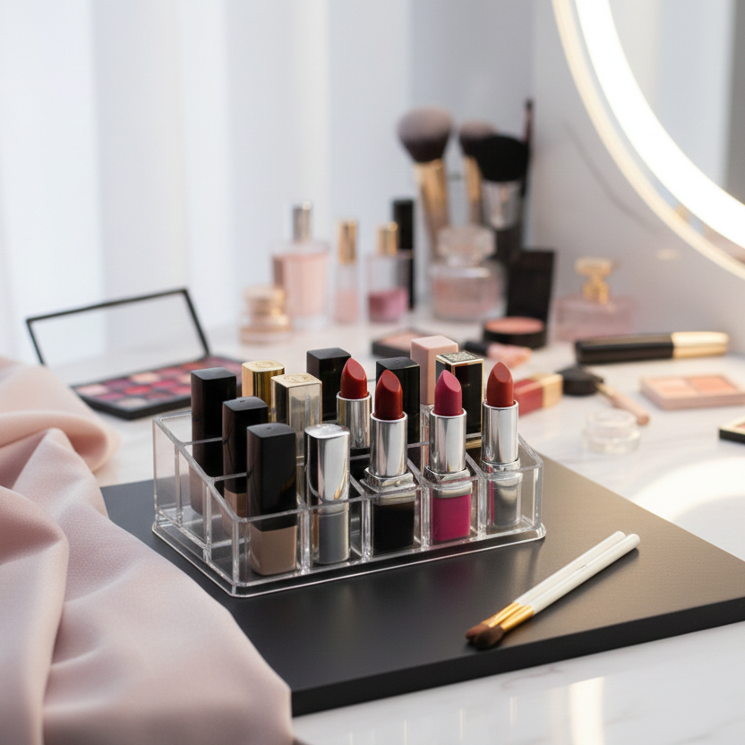 18-Slot Lipstick Organizer
