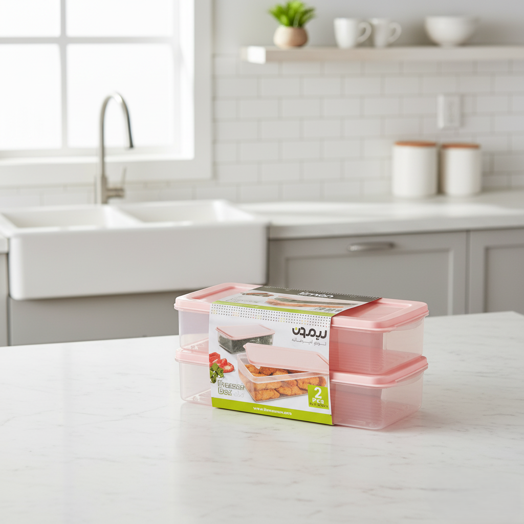 FreshSeal Rectangular Storage Box (Pack of 2) by Limon