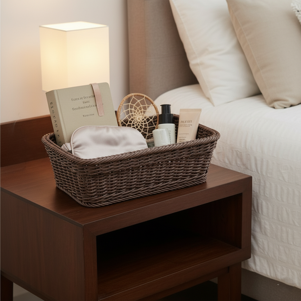 Handmade Rectangular Basket (51046) by Ziba