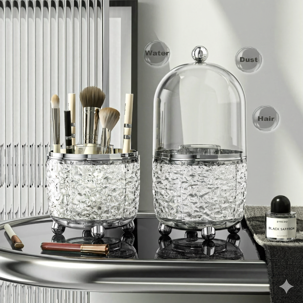 TwirlDome 360° Rotating Makeup Organizer