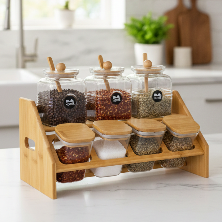 Harvest Grove 7-Piece Spice Station (1137)