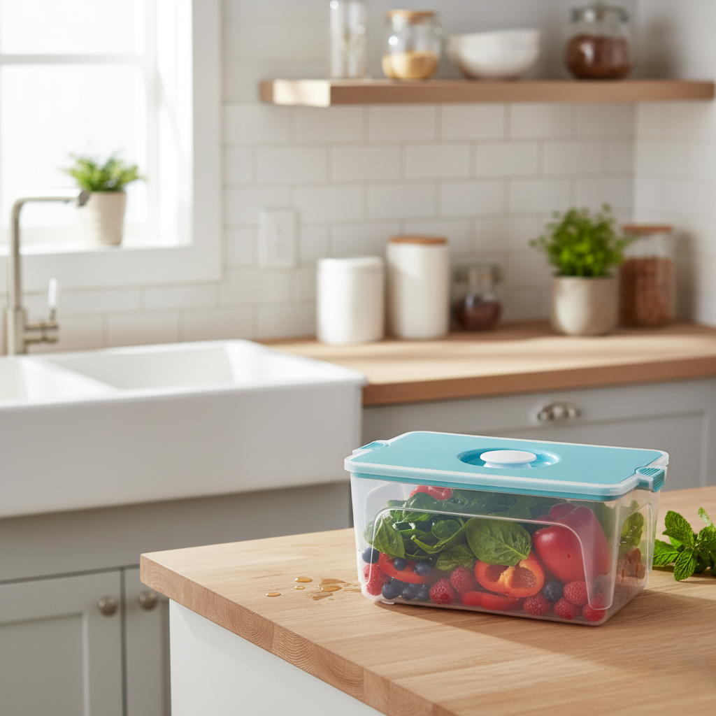 CrispKeep Storage Box with Air Vent (35062) by Ziba