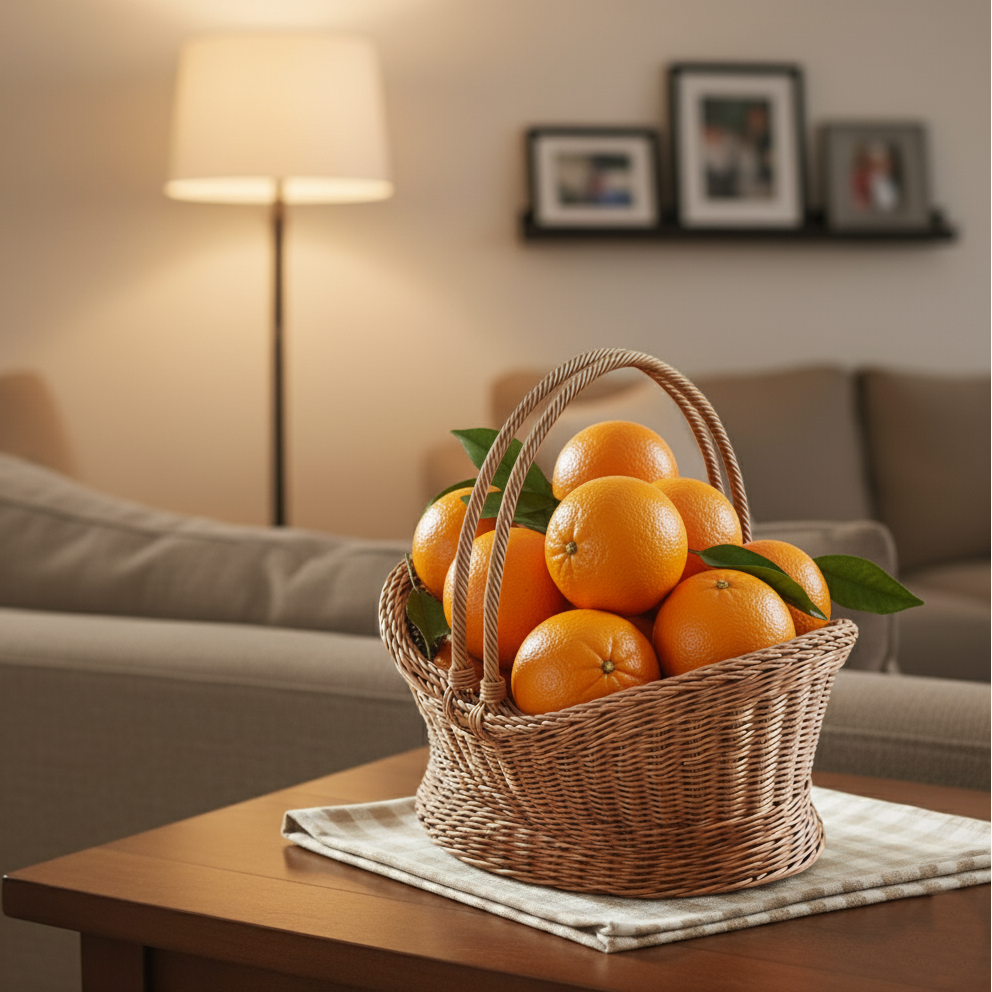 Woven Handmade Basket with Handles (51013) by Ziba