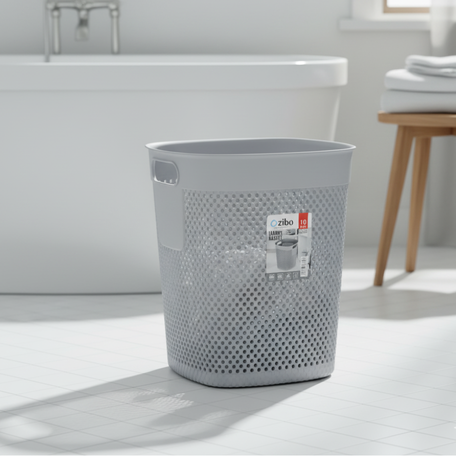 WashEase Compact Laundry Bin (36374) by Ziba