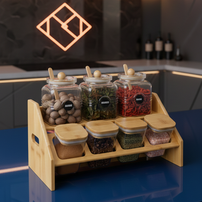 Harvest Grove 7-Piece Spice Station (1137)