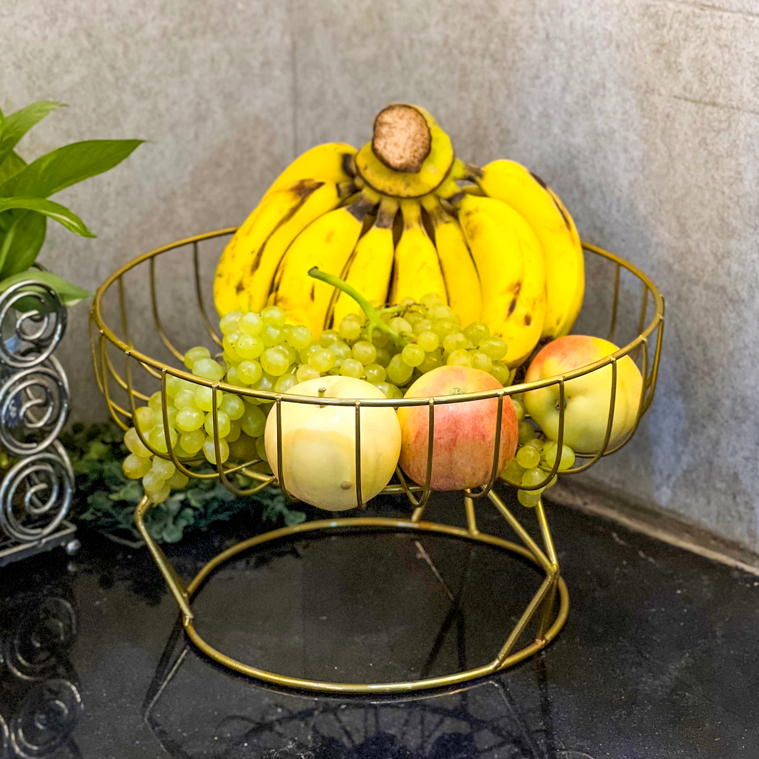 Golden Fruits & Snacks Display by Matrix