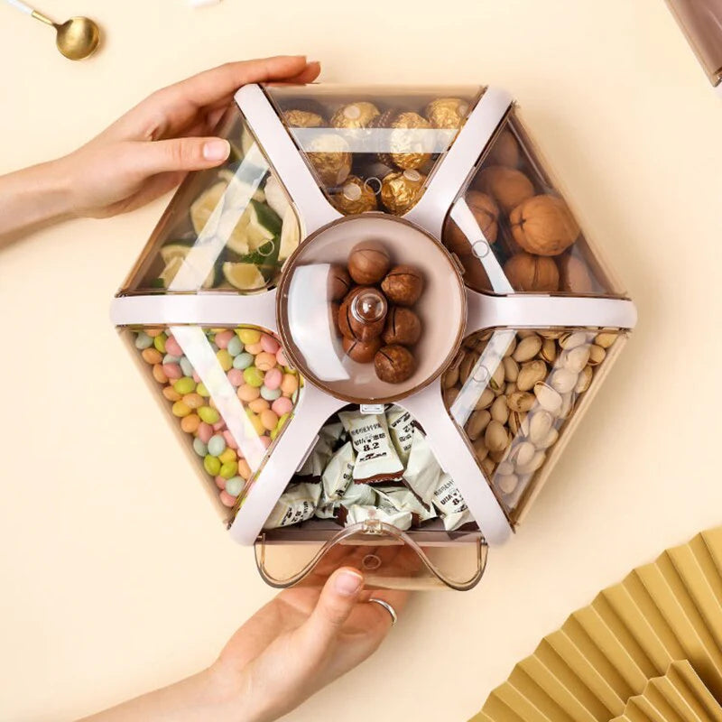 Stylish Lotus-Shaped Candy, Snack & Nut Organizer