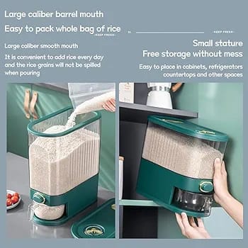 Rice & Cereal Dispenser & Storage Tank