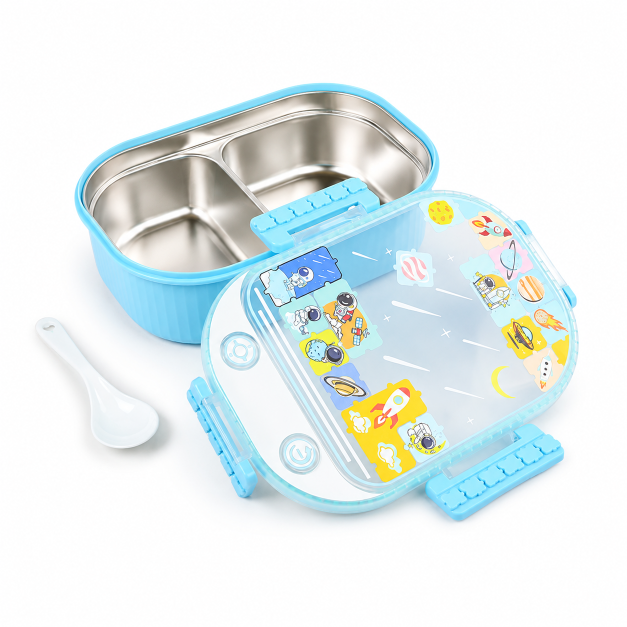 Kids Stainless Steel Lunch Box | Durable School & Travel Container