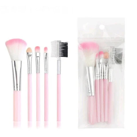 Soft Touch 5 Pcs Makeup Brush Kit