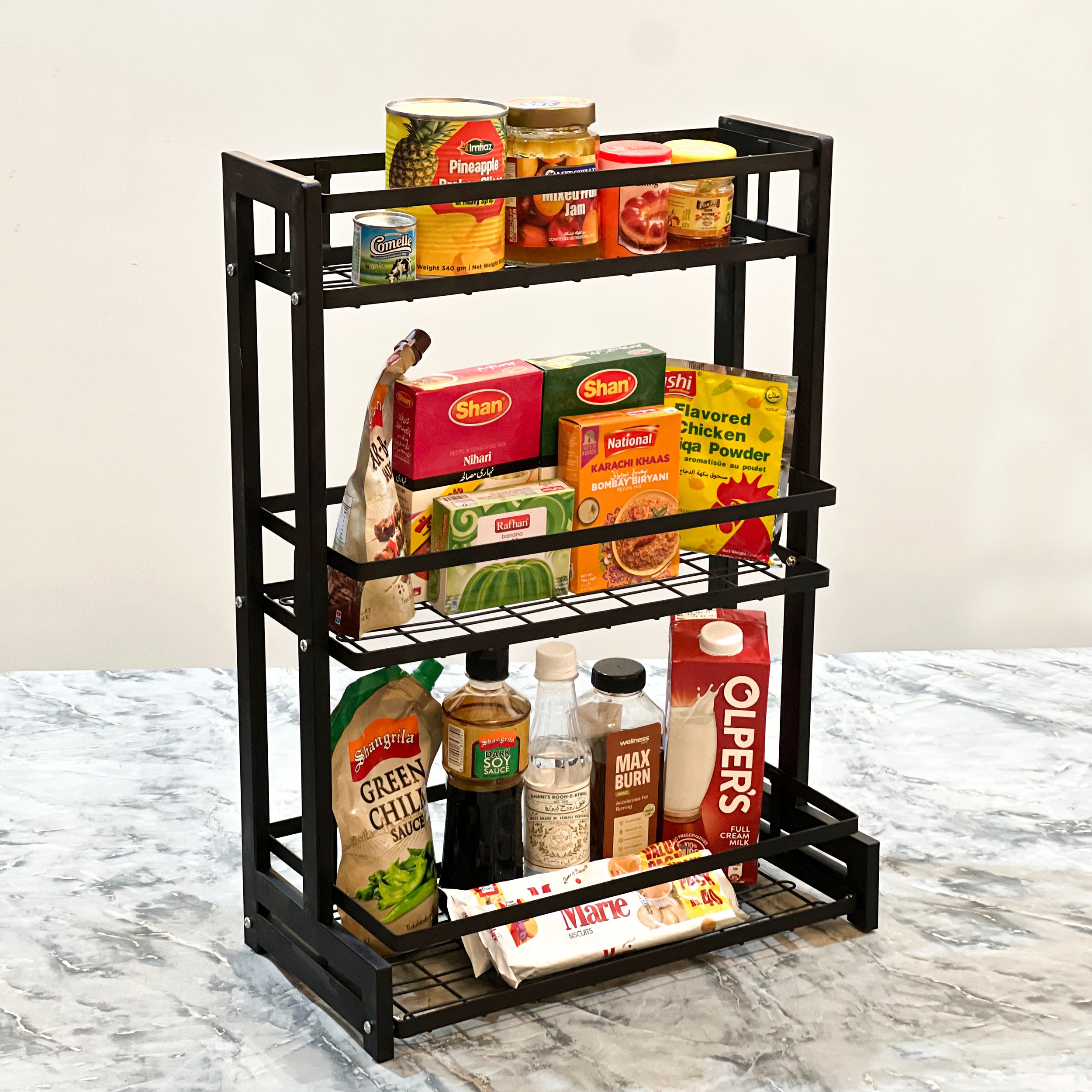 Multi-tiered Countertop Storage Rack by Matrix