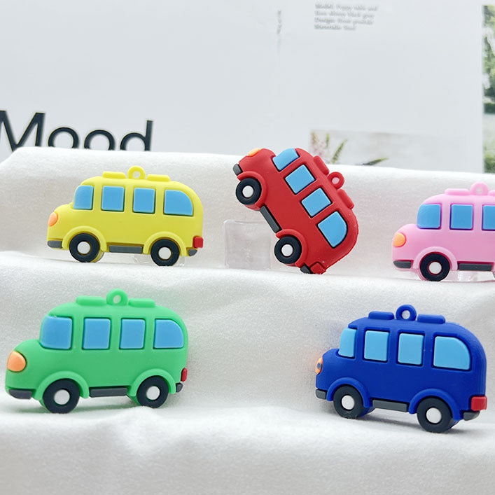 3D Mini School Bus Keychain