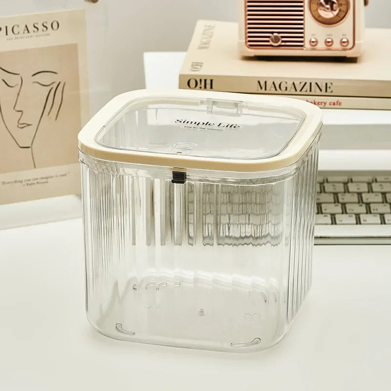 LumiSquare Multiuse Push-Open Storage Box