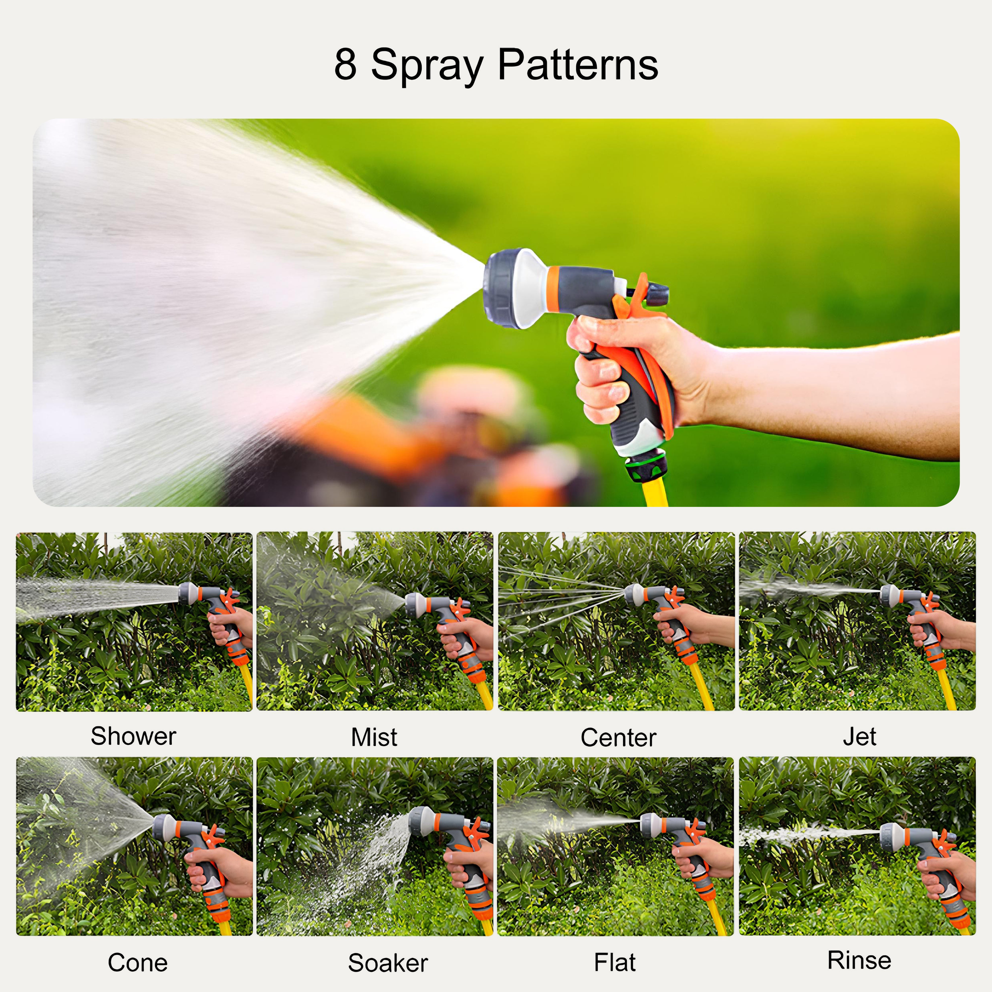 8-in-1 Pressure Water Sprayer
