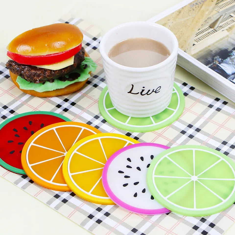 Fruit Shape Silicone Cup Pad