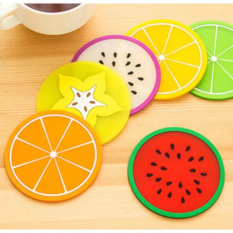 Fruit Shape Silicone Cup Pad
